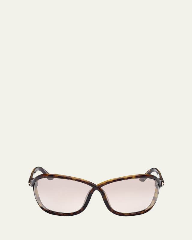 Fernanda Acetate Wrap Sunglasses